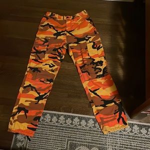 Orange Camo pants